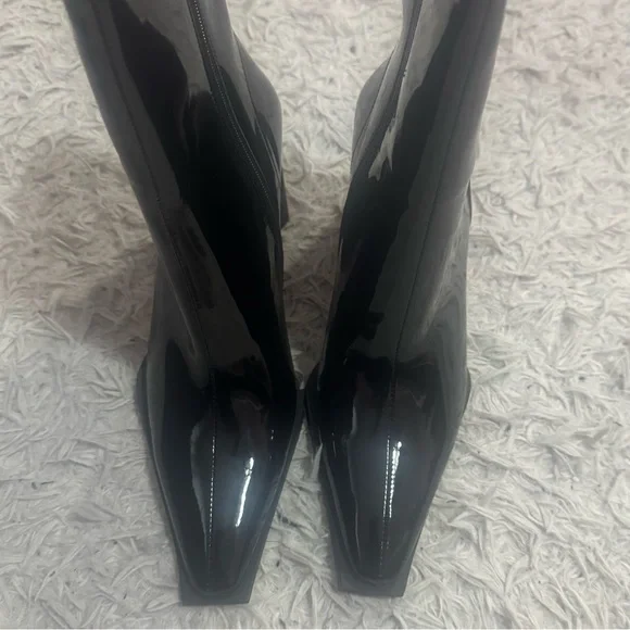 Azalea Wang Black Ankle Booties - Picture 5 of 7